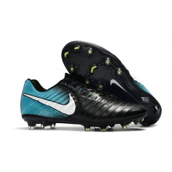 Buty Piłkarskie Nike Tiempo Legend VII FG Czarny Niebieski