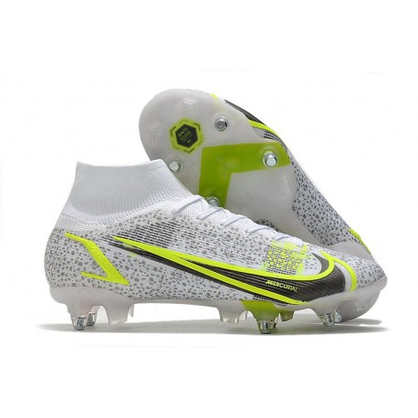 Nike Mercurial Superfly VIII Elite SG-PRO AC Biały Zielony Czarny