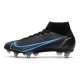 Nike Mercurial Superfly VIII Elite SG-PRO AC Czarny Niebieski Wilczy