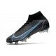 Nike Mercurial Superfly VIII Elite SG-PRO AC Czarny Niebieski Wilczy