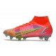 Nike Mercurial Superfly VIII Elite SG-PRO AC Czerwony Srebro Zielony