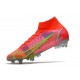 Nike Mercurial Superfly VIII Elite SG-PRO AC Czerwony Srebro Zielony