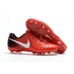 Buty Piłkarskie Nike Tiempo Legend VII FG Czerwony Biały