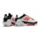 adidas Buty F50 Ghosted Adizero FG Biały Czerwony Czarny