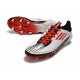 adidas Buty F50 Ghosted Adizero FG Biały Czerwony Czarny