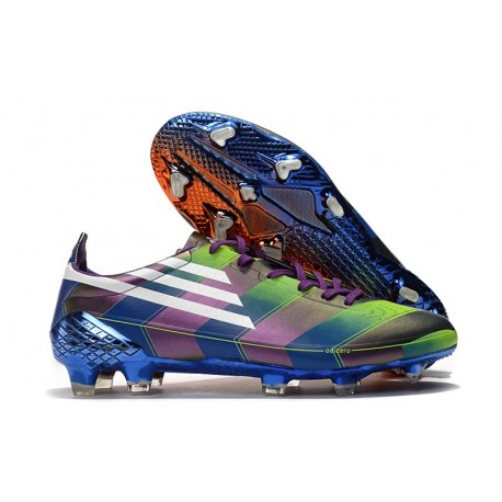 adidas Buty F50 Ghosted Adizero FG Fioletowy Zielony Pomarańczowy