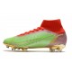 Nike Mercurial Superfly VIII Elite FG Zielony Czerwony Złoto 