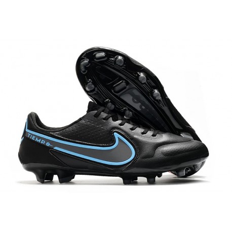 Buty Piłkarskie Nike Tiempo Legend 9 Elite FG Czarny Niebieski