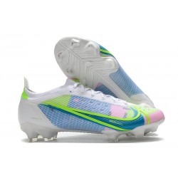 Nike Mercurial Vapor XIV Elite FG Biały Zielony Niebieski