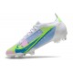 Nike Mercurial Vapor XIV Elite FG Biały Zielony Niebieski