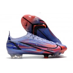 Nike Mercurial Vapor XIV Elite FG Mbappe Fioletowy Srebrny metalik