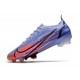 Nike Mercurial Vapor XIV Elite FG Mbappe Fioletowy Srebrny metalik