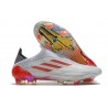 Buty piłkarskie adidas X Speedflow+ FG Biały Żelazo Czerwony 