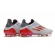 Buty piłkarskie adidas X Speedflow+ FG Biały Żelazo Czerwony 