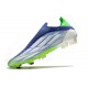 Buty piłkarskie adidas X Speedflow+ FG Biały Zielony Niebieski