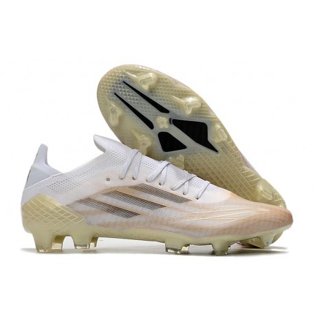 Buty Piłkarskie adidas X Speedflow.1 FG Biały Złoto Czarny