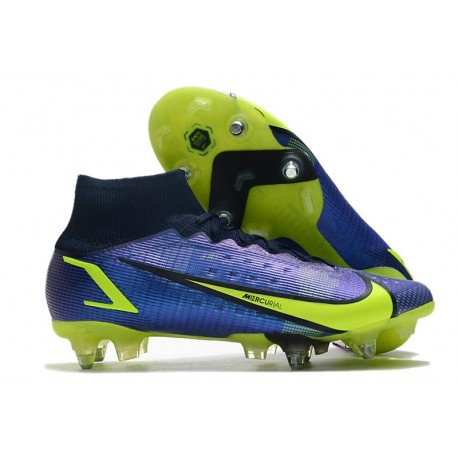 Nike Mercurial Superfly VIII Elite SG-PRO AC - Szafir Volt Niebieskie