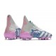 Buty Piłkarskie adidas Predator Freak+ FG Srebro Różowy Niebieski
