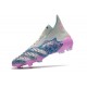 Buty Piłkarskie adidas Predator Freak+ FG Srebro Różowy Niebieski