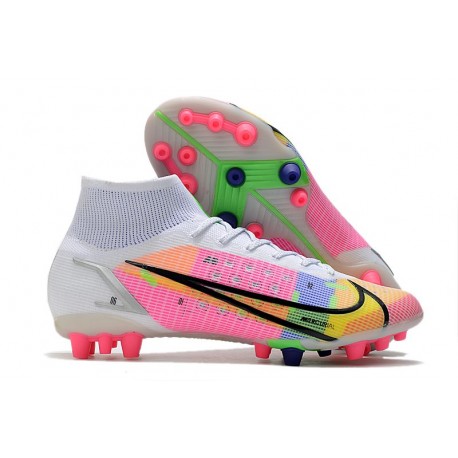 Nike Mercurial Superfly 8 Elite DF AG Biały Wielobarwność