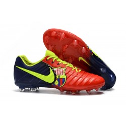 Nike Tiempo Legend 7 FG ACC Korki Pilkarskie - Barcelona Czerwony