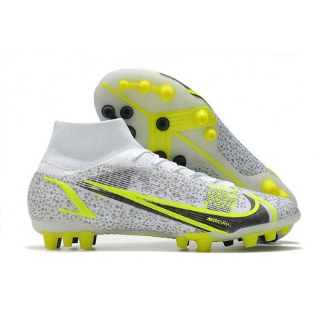 Nike Mercurial Superfly 8 Elite DF AG Biały Czarny Zielony 