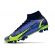 Nike Mercurial Superfly 8 Elite DF AG Recharge - Szafir Volt Niebieskie