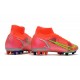 Nike Mercurial Superfly 8 Elite DF AG Czerwony Srebro Zielony