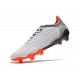 Korki adidas Copa Sense.1 FG Biały Czerwony Żelazny Metaliczny