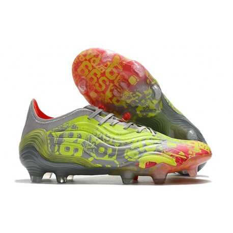 Korki adidas Copa Sense.1 FG Clear Onix Biały Solar Żółty