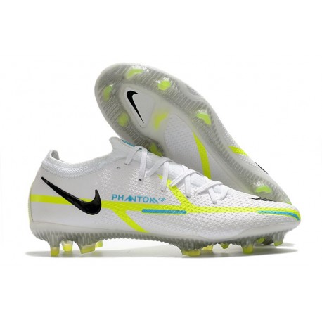 Nike Phantom GT2 Elite FG Biały Czarny Niebieski