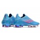 Buty piłkarskie adidas X Speedflow+ FG Niebieski Różowy