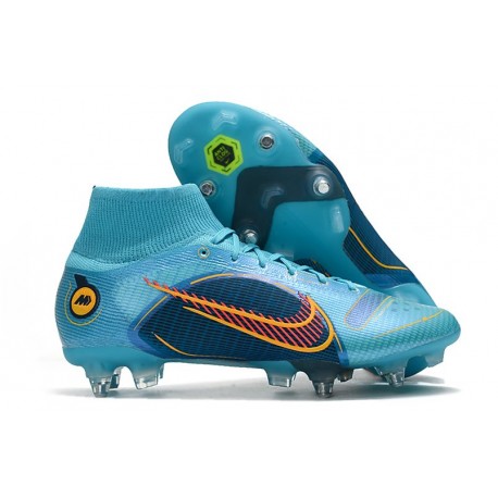 Nike Mercurial Superfly VIII Elite SG-PRO AC Niebieski Pomarańczowy