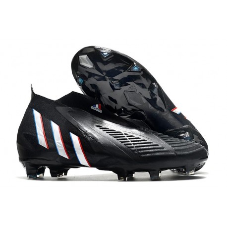 Buty Piłkarskie adidas Predator Edge+ FG Czarny Biały Czerwony