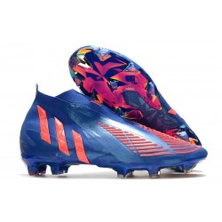 Buty Piłkarskie adidas Predator Edge+ FG Niebieski Czerwony