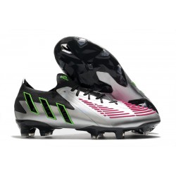 Korki adidas Predator Edge.1 Low FG Srebro Czarny Różowy