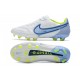 Buty Piłkarskie Nike Tiempo Legend 9 Elite FG Biały Niebieski