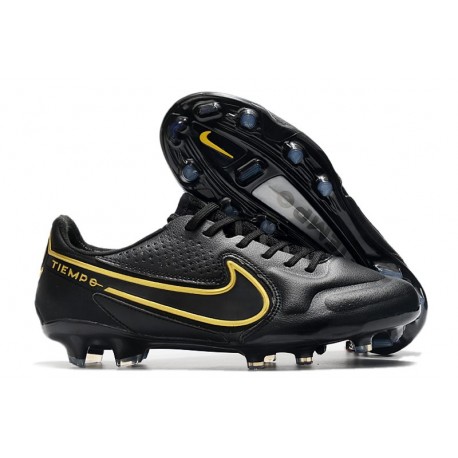 Buty Piłkarskie Nike Tiempo Legend 9 Elite FG Czarny Złoty