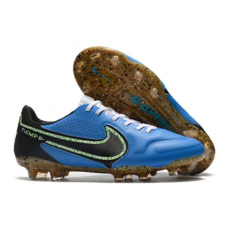 Buty Piłkarskie Nike Tiempo Legend 9 Elite FG Niebieski Czarny