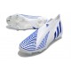 Buty Piłkarskie adidas Predator Edge+ FG Biały Niebieski 