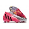 Buty Piłkarskie adidas Predator Edge+ FG Różowy Czarny Biały