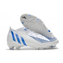 Korki adidas Predator Edge.1 FG Biały Niebieski