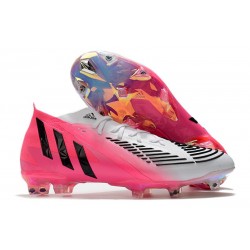 Korki adidas Predator Edge.1 FG Różowy Czarny Biały