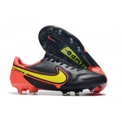 Buty Piłkarskie Nike Tiempo Legend 9 Elite FG Czarny Zawistny Czerwony