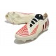 Korki adidas Predator Edge.1 Low FG Showdown - Biały Czerwony Złoto