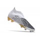 Buty Piłkarskie adidas Predator Edge+ FG Biały Czarny Złoto