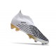 Buty Piłkarskie adidas Predator Edge+ FG Biały Czarny Złoto