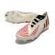 Korki adidas Predator Edge.1 FG Biały Czerwony Złoto