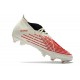 Korki adidas Predator Edge.1 FG Biały Czerwony Złoto