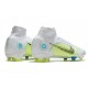Buty Nike Mercurial Superfly 8 Elite FG Biały Niebieski Zawistny